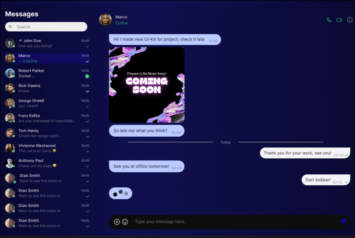 Chat Page